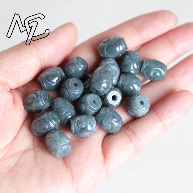 5PC Natural Blue Water Jade Ri - Beading review and price