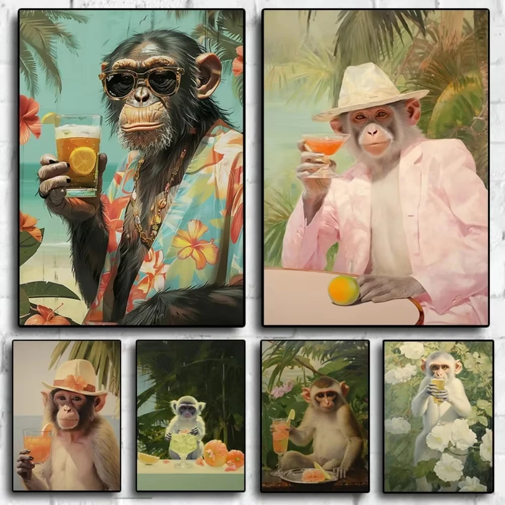 5D DIY Tropical Vacation Monke - 5D Diamond Painting Kit Full Drill review and price
