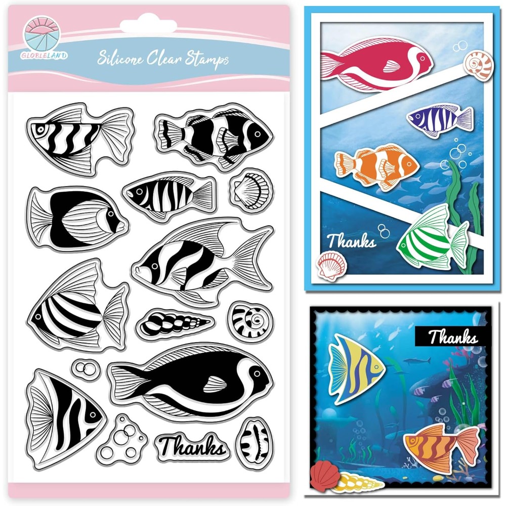 Summer Ocean Clownfish Clear S - Clear Silicone Stamps For Card Making review and price