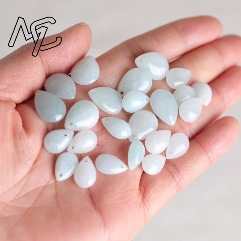 5PC Natural Jade Emerald Water - Beading review and price