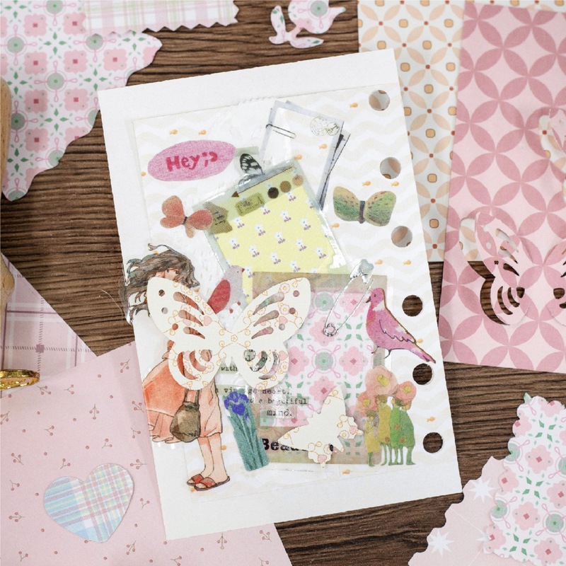 1pack/200pcs Vintage Floral Pl - Vintage Junk Journal Scrapbooking Paper review and price