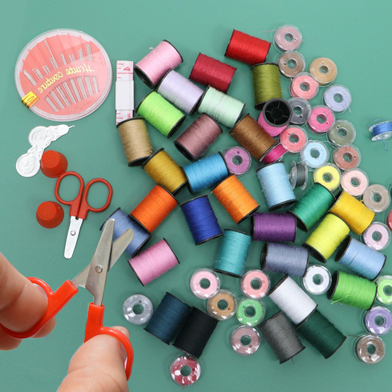 Sewing Kit Mini Manual Sewing  - Cotton Embroidery Thread Skeins review and price