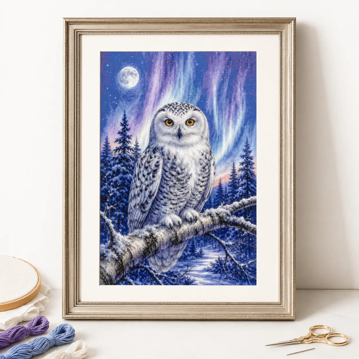 [ZZ8820-Winter Watch Owl] | Be - Cross Stitch Stamped Kits Beginners review and price