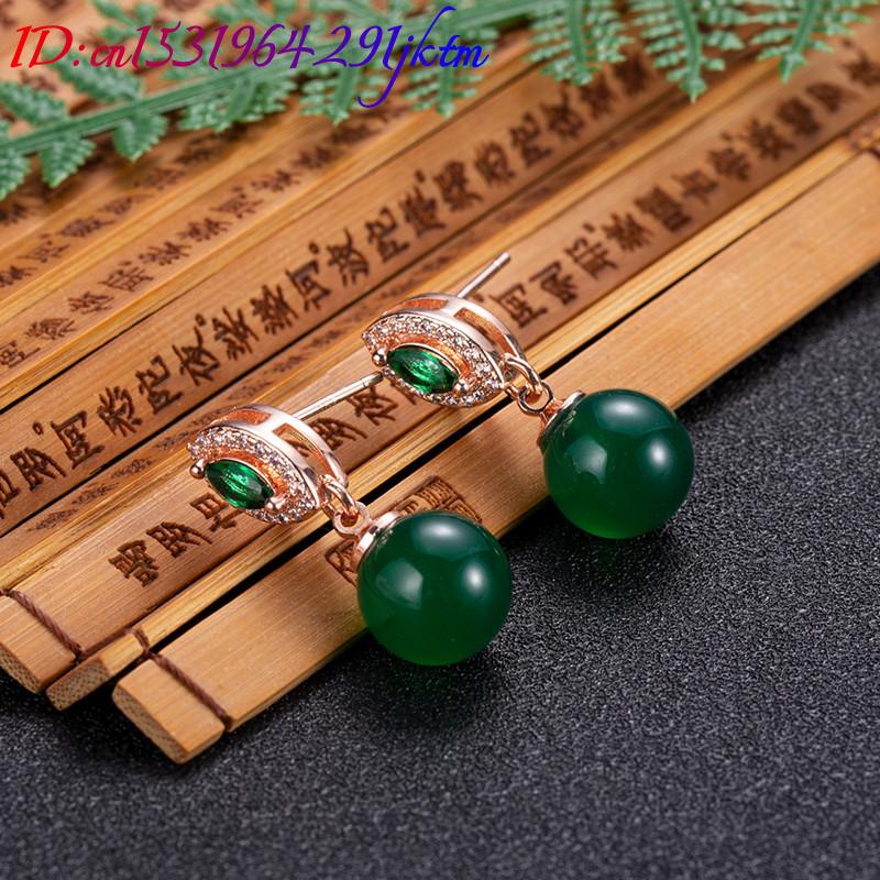 Natural Jade Bead Earrings Fas - Beading review and price